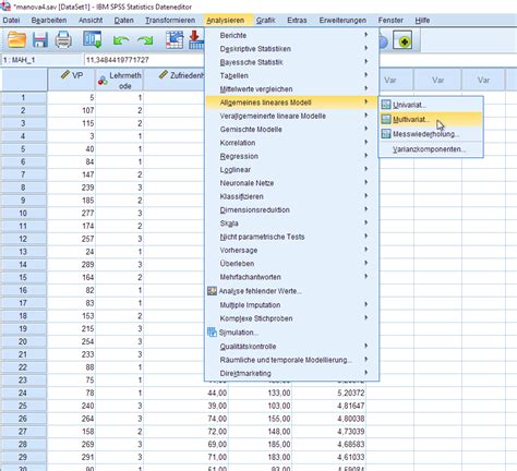 manova spss|manova berechnen.